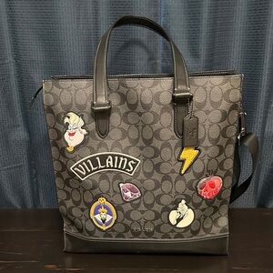 COACH Disney X Coach Graham Structured Tote In Signature Canvas With Patches